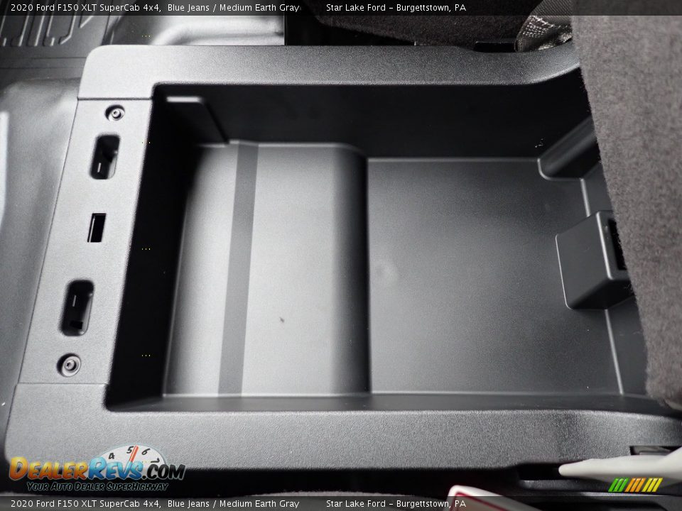 2020 Ford F150 XLT SuperCab 4x4 Blue Jeans / Medium Earth Gray Photo #18