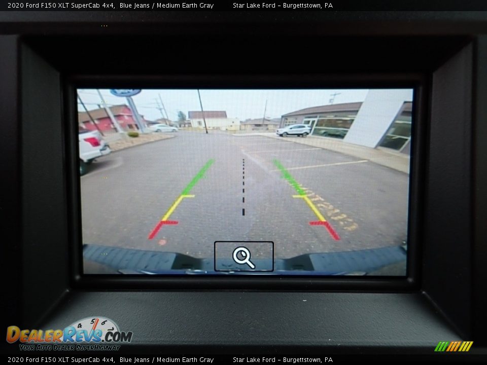 2020 Ford F150 XLT SuperCab 4x4 Blue Jeans / Medium Earth Gray Photo #19