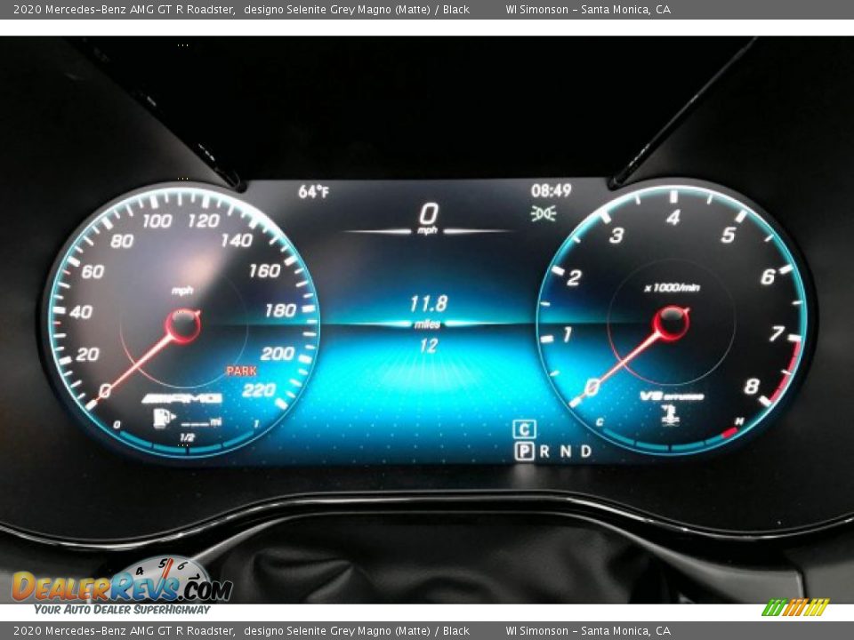 2020 Mercedes-Benz AMG GT R Roadster Gauges Photo #17