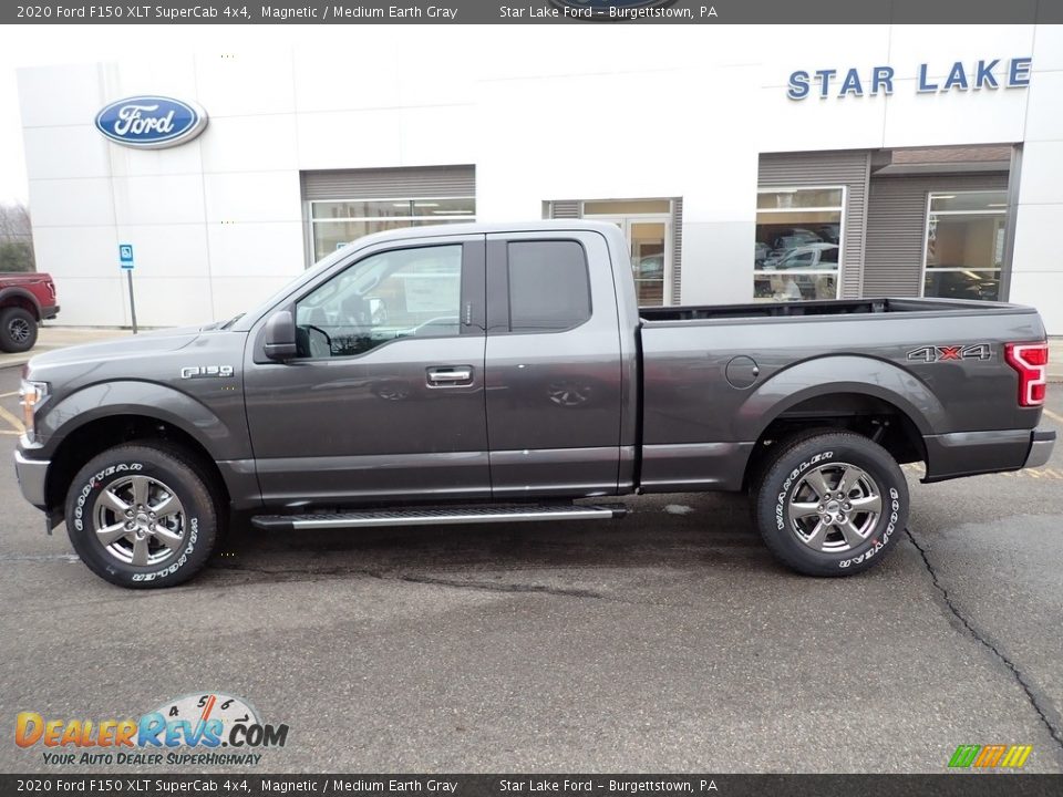 2020 Ford F150 XLT SuperCab 4x4 Magnetic / Medium Earth Gray Photo #2