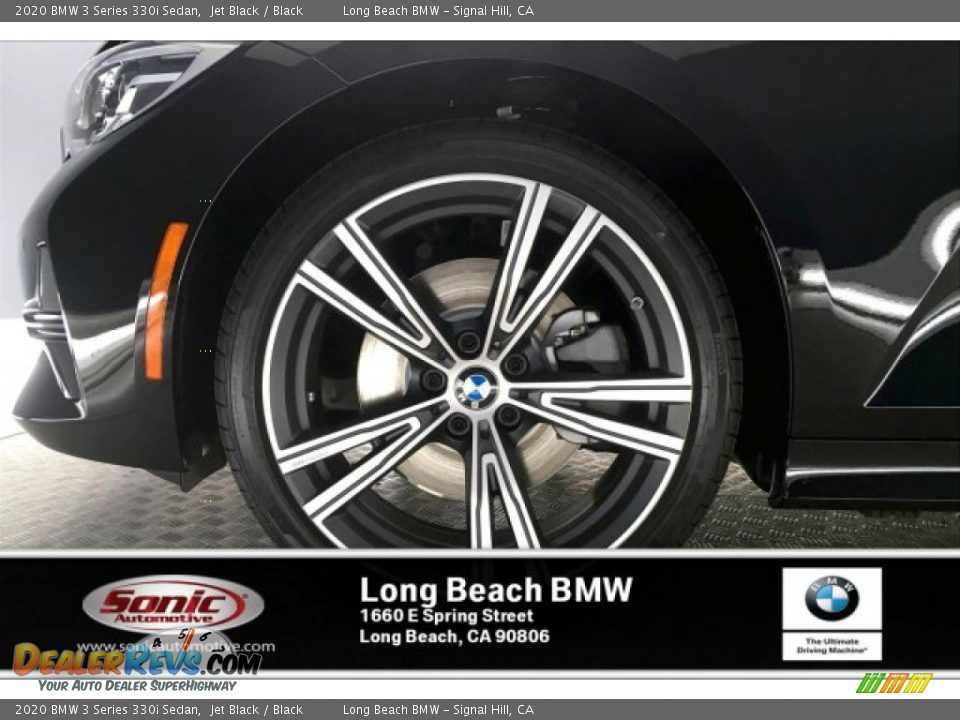 2020 BMW 3 Series 330i Sedan Jet Black / Black Photo #9