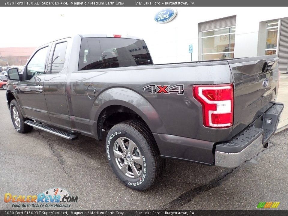 2020 Ford F150 XLT SuperCab 4x4 Magnetic / Medium Earth Gray Photo #3