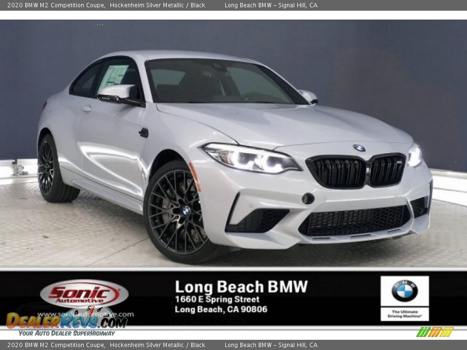 2020 BMW M2 Competition Coupe Hockenheim Silver Metallic / Black Photo #1