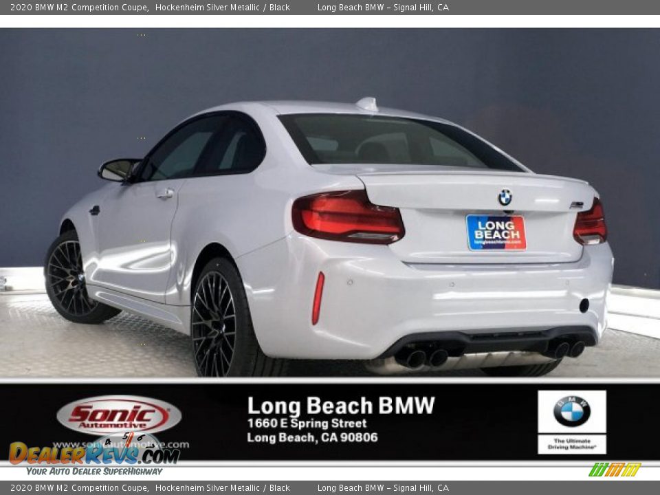 2020 BMW M2 Competition Coupe Hockenheim Silver Metallic / Black Photo #2