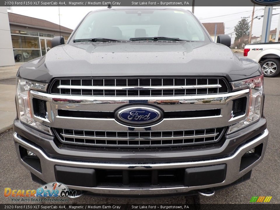 2020 Ford F150 XLT SuperCab 4x4 Magnetic / Medium Earth Gray Photo #8