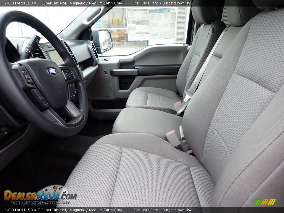 2020 Ford F150 XLT SuperCab 4x4 Magnetic / Medium Earth Gray Photo #10
