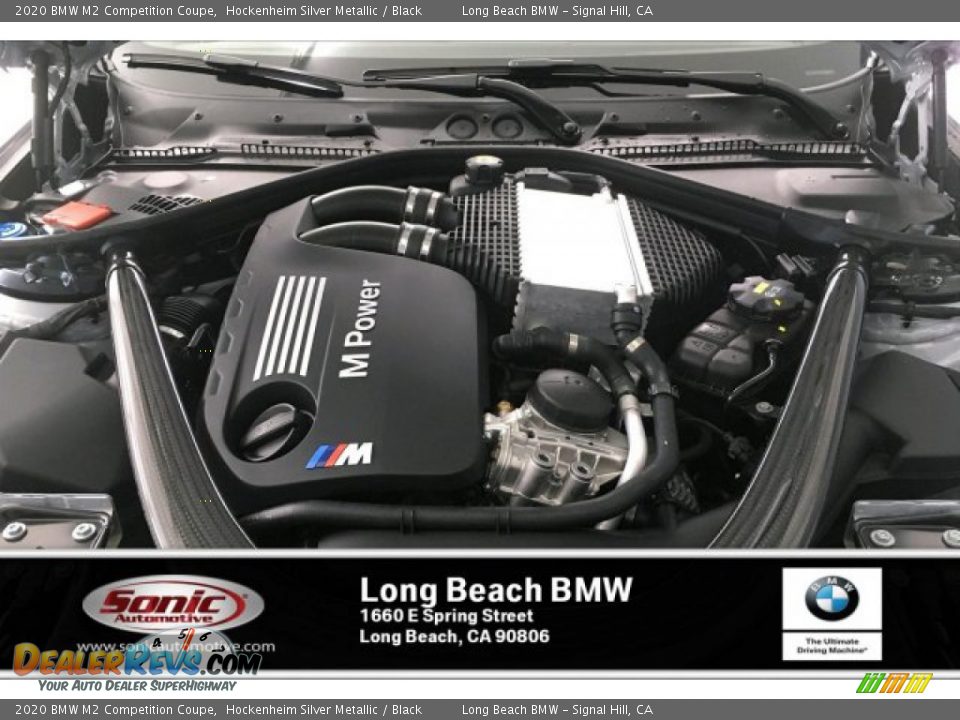 2020 BMW M2 Competition Coupe Hockenheim Silver Metallic / Black Photo #8