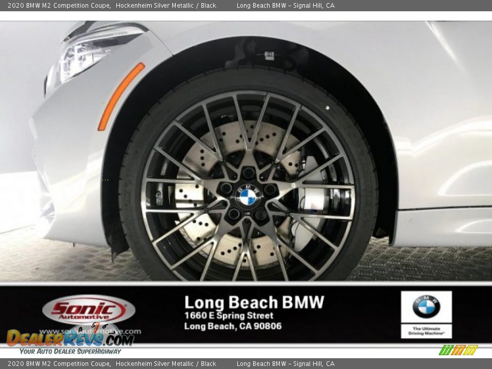 2020 BMW M2 Competition Coupe Hockenheim Silver Metallic / Black Photo #9