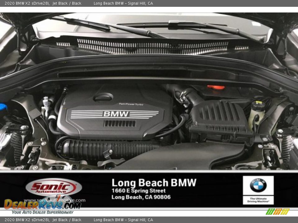 2020 BMW X2 sDrive28i Jet Black / Black Photo #8