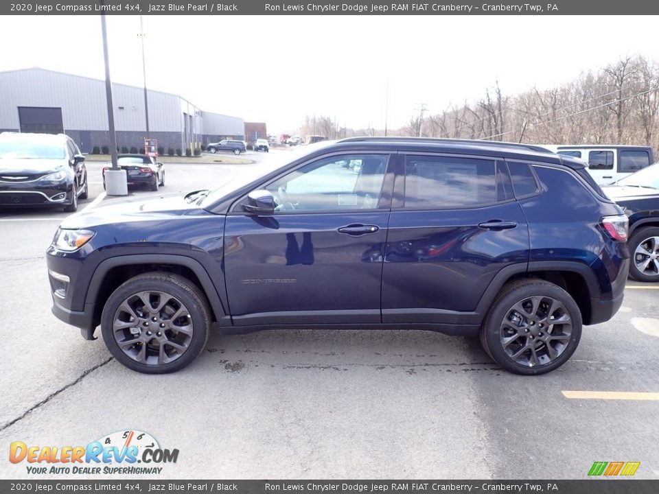 2020 Jeep Compass Limted 4x4 Jazz Blue Pearl / Black Photo #2