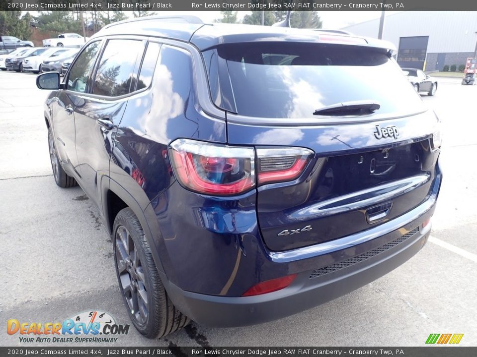 2020 Jeep Compass Limted 4x4 Jazz Blue Pearl / Black Photo #3