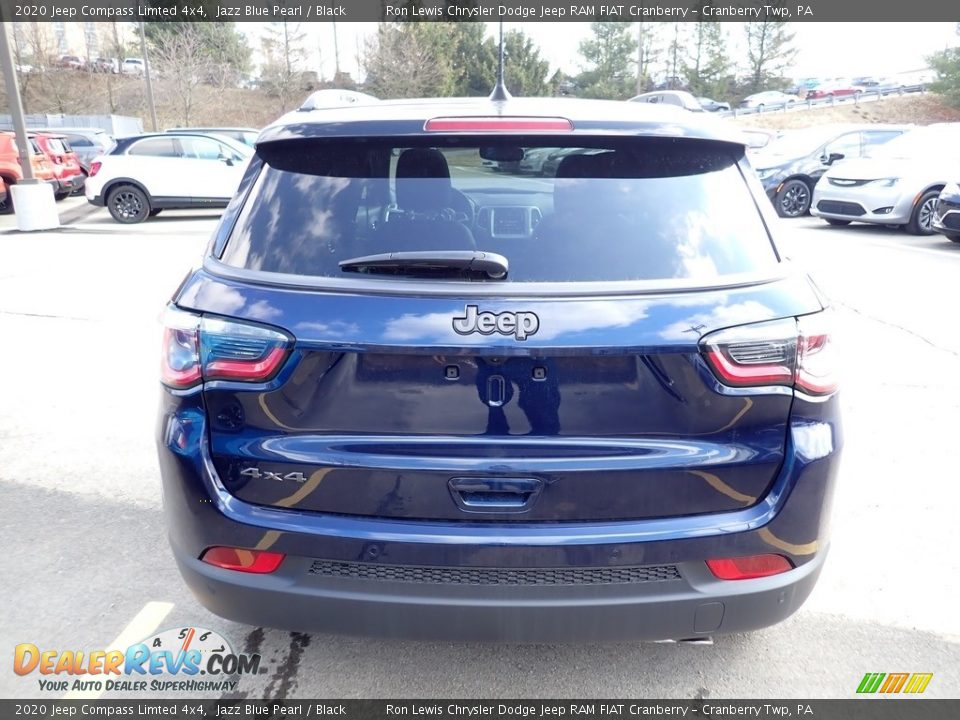 2020 Jeep Compass Limted 4x4 Jazz Blue Pearl / Black Photo #4