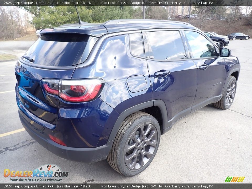 2020 Jeep Compass Limted 4x4 Jazz Blue Pearl / Black Photo #5