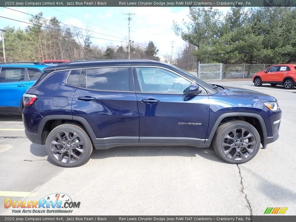2020 Jeep Compass Limted 4x4 Jazz Blue Pearl / Black Photo #6