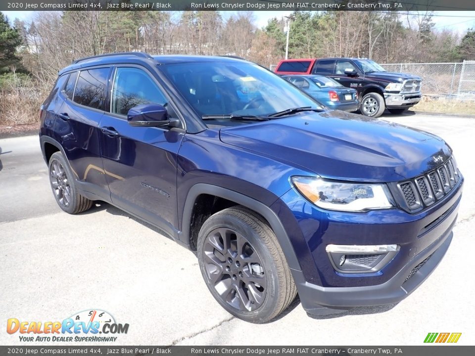 2020 Jeep Compass Limted 4x4 Jazz Blue Pearl / Black Photo #7