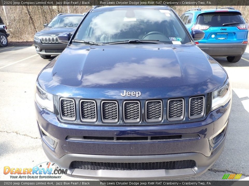 2020 Jeep Compass Limted 4x4 Jazz Blue Pearl / Black Photo #8