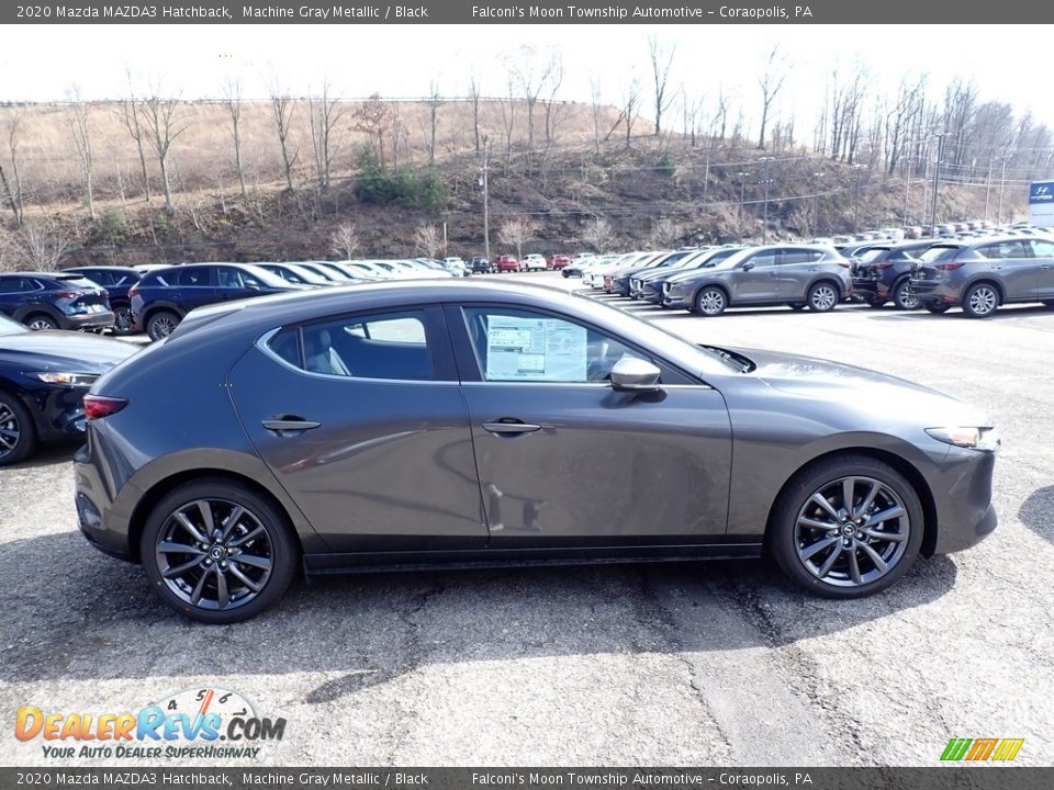 2020 Mazda MAZDA3 Hatchback Machine Gray Metallic / Black Photo #1
