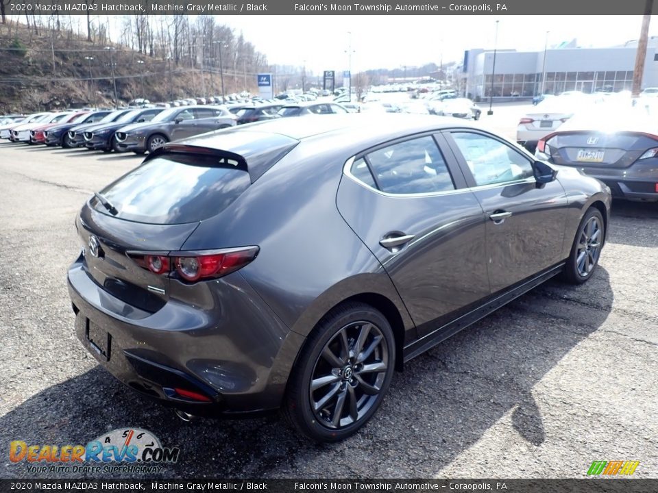 2020 Mazda MAZDA3 Hatchback Machine Gray Metallic / Black Photo #2