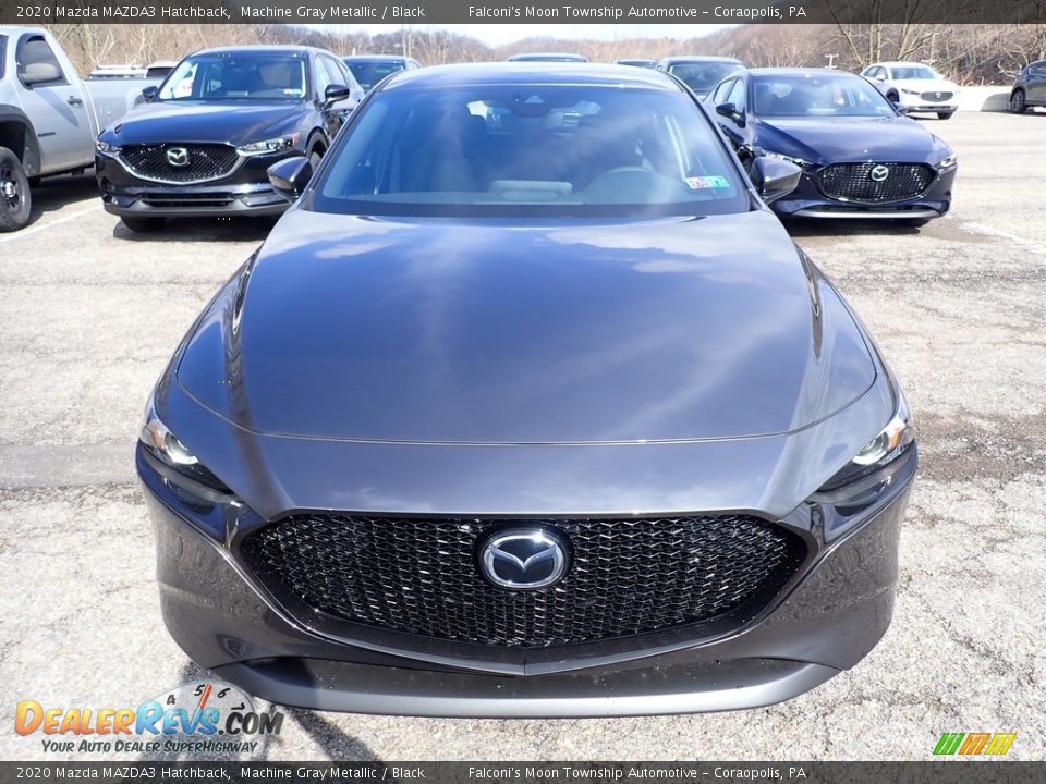 2020 Mazda MAZDA3 Hatchback Machine Gray Metallic / Black Photo #4