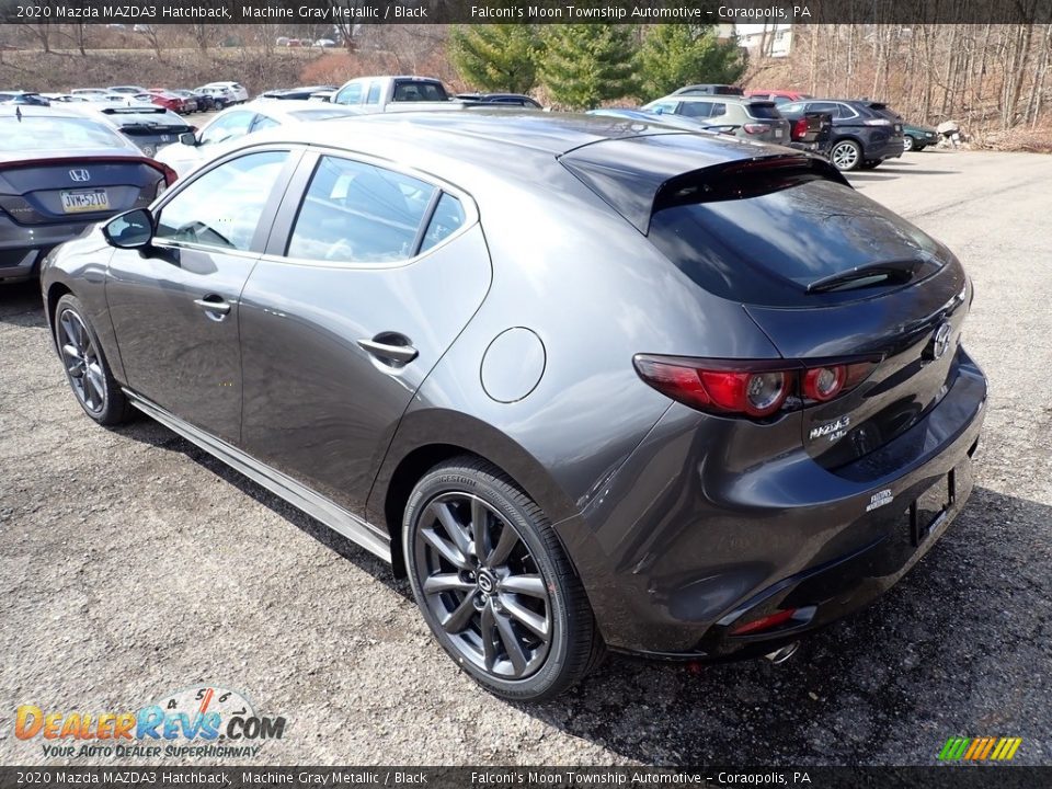 2020 Mazda MAZDA3 Hatchback Machine Gray Metallic / Black Photo #6