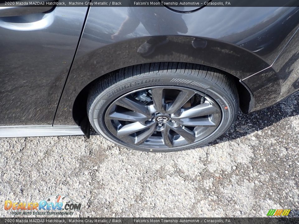 2020 Mazda MAZDA3 Hatchback Machine Gray Metallic / Black Photo #7