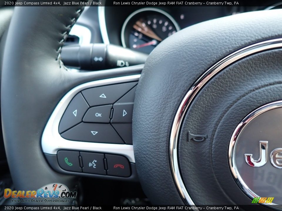 2020 Jeep Compass Limted 4x4 Jazz Blue Pearl / Black Photo #20