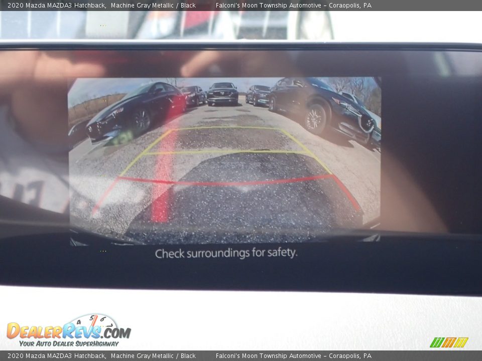 2020 Mazda MAZDA3 Hatchback Machine Gray Metallic / Black Photo #14