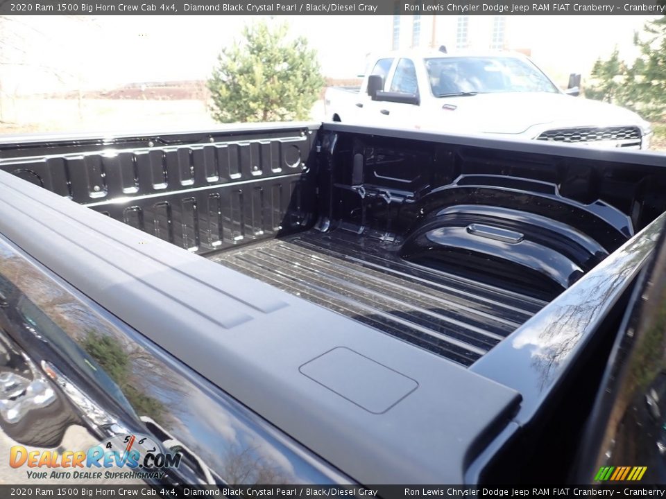 2020 Ram 1500 Big Horn Crew Cab 4x4 Diamond Black Crystal Pearl / Black/Diesel Gray Photo #12