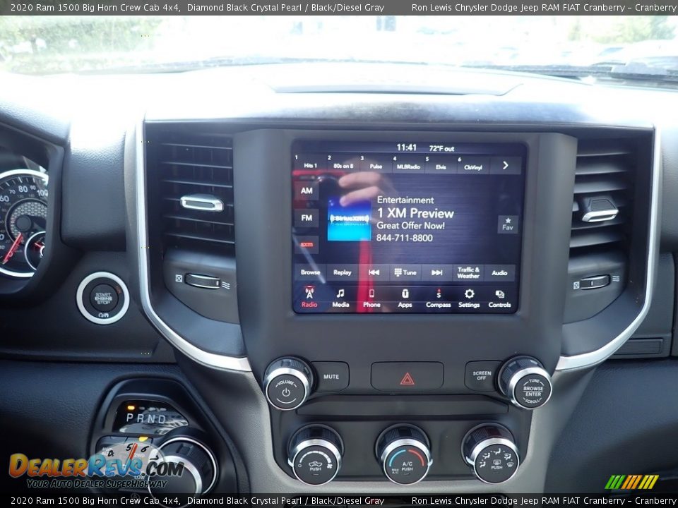 Controls of 2020 Ram 1500 Big Horn Crew Cab 4x4 Photo #16