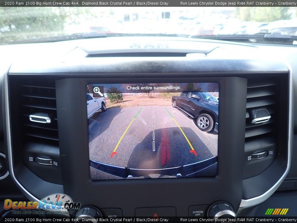 2020 Ram 1500 Big Horn Crew Cab 4x4 Diamond Black Crystal Pearl / Black/Diesel Gray Photo #17