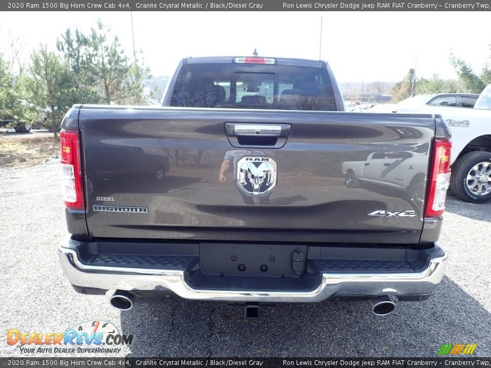 2020 Ram 1500 Big Horn Crew Cab 4x4 Granite Crystal Metallic / Black/Diesel Gray Photo #4