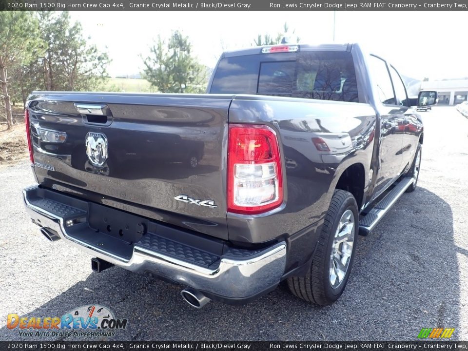 2020 Ram 1500 Big Horn Crew Cab 4x4 Granite Crystal Metallic / Black/Diesel Gray Photo #5