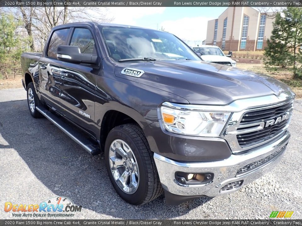 2020 Ram 1500 Big Horn Crew Cab 4x4 Granite Crystal Metallic / Black/Diesel Gray Photo #6