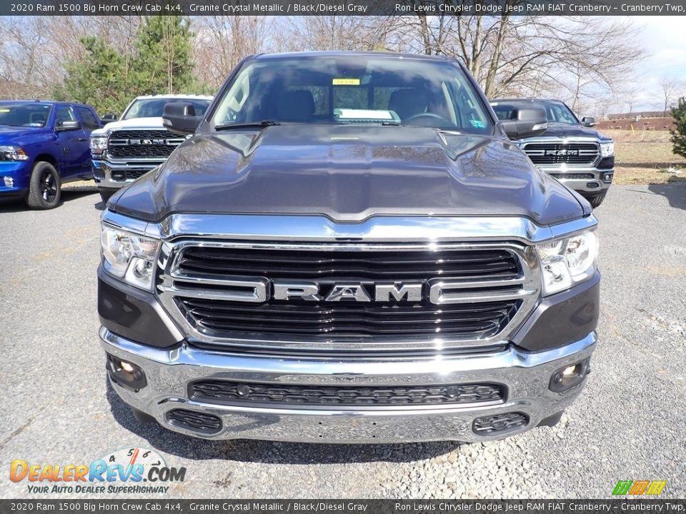 2020 Ram 1500 Big Horn Crew Cab 4x4 Granite Crystal Metallic / Black/Diesel Gray Photo #7