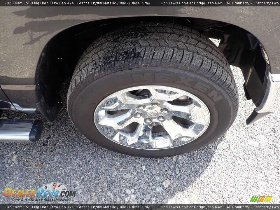 2020 Ram 1500 Big Horn Crew Cab 4x4 Granite Crystal Metallic / Black/Diesel Gray Photo #8