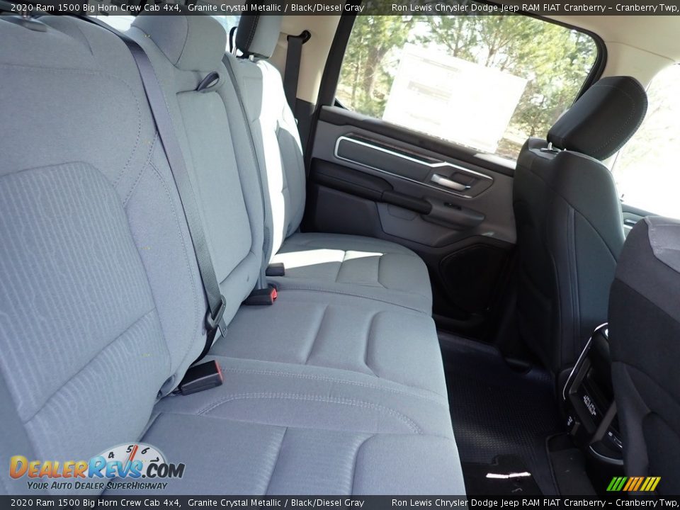 2020 Ram 1500 Big Horn Crew Cab 4x4 Granite Crystal Metallic / Black/Diesel Gray Photo #11