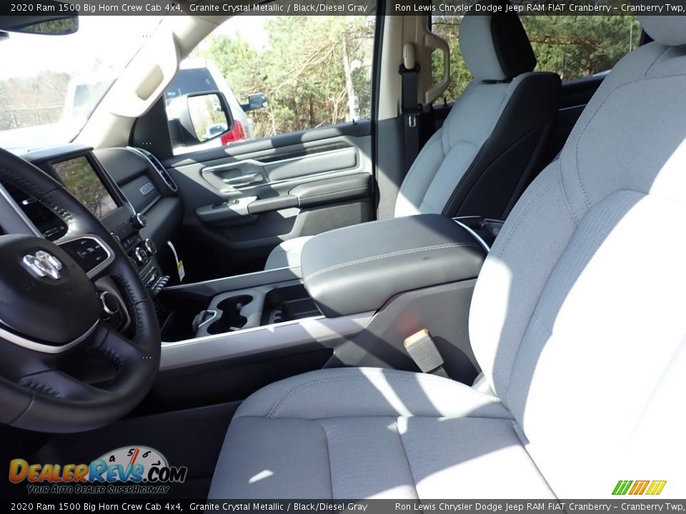 2020 Ram 1500 Big Horn Crew Cab 4x4 Granite Crystal Metallic / Black/Diesel Gray Photo #13