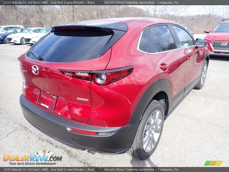2020 Mazda CX-30 Select AWD Soul Red Crystal Metallic / Black Photo #2