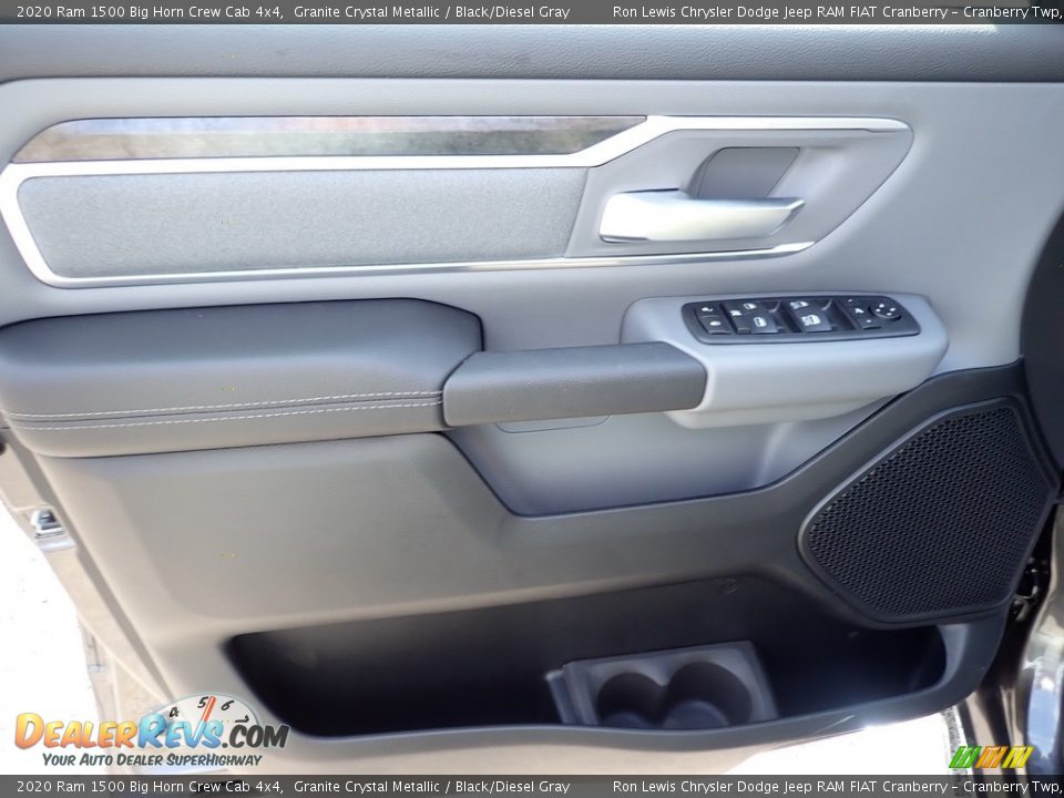 2020 Ram 1500 Big Horn Crew Cab 4x4 Granite Crystal Metallic / Black/Diesel Gray Photo #14
