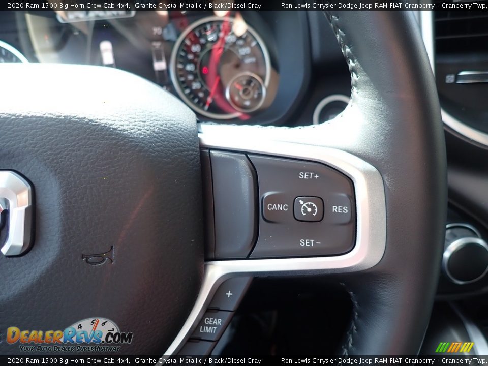 2020 Ram 1500 Big Horn Crew Cab 4x4 Granite Crystal Metallic / Black/Diesel Gray Photo #18