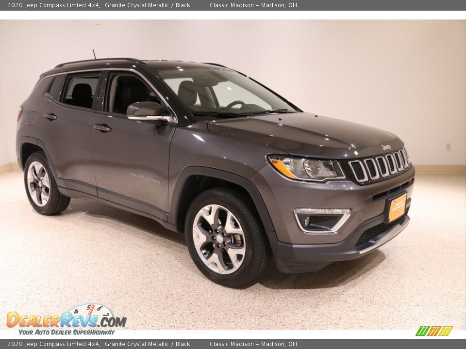 2020 Jeep Compass Limted 4x4 Granite Crystal Metallic / Black Photo #1