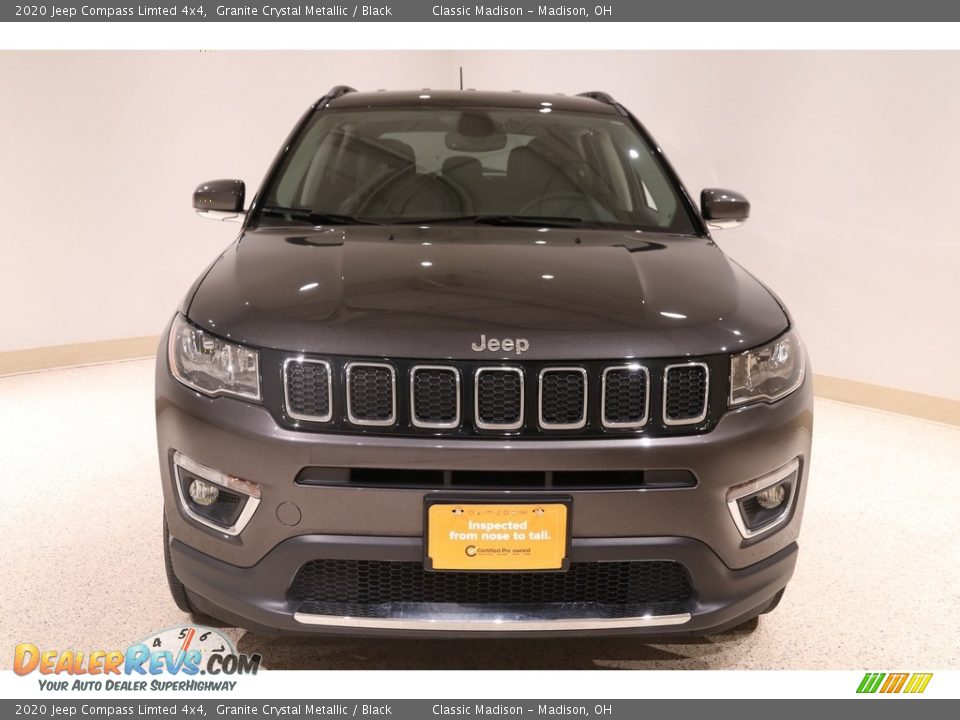2020 Jeep Compass Limted 4x4 Granite Crystal Metallic / Black Photo #2