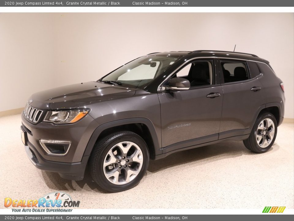 2020 Jeep Compass Limted 4x4 Granite Crystal Metallic / Black Photo #3