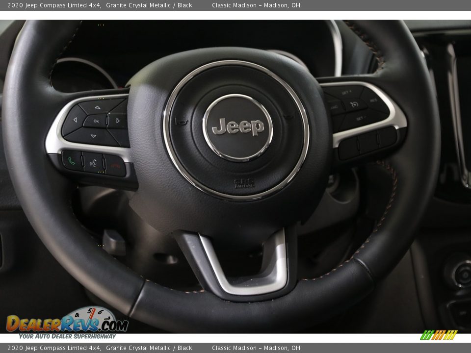 2020 Jeep Compass Limted 4x4 Granite Crystal Metallic / Black Photo #8