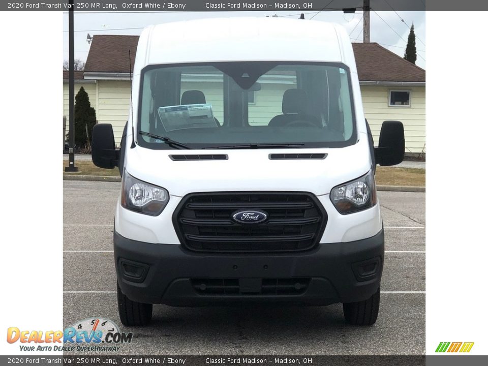 2020 Ford Transit Van 250 MR Long Oxford White / Ebony Photo #2