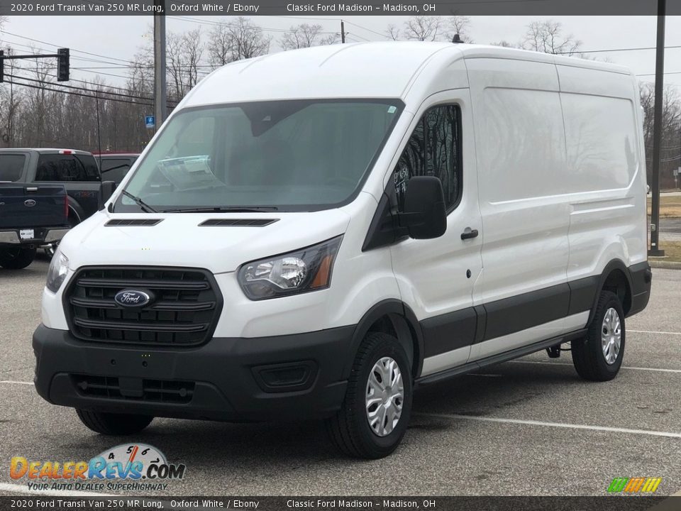 2020 Ford Transit Van 250 MR Long Oxford White / Ebony Photo #4