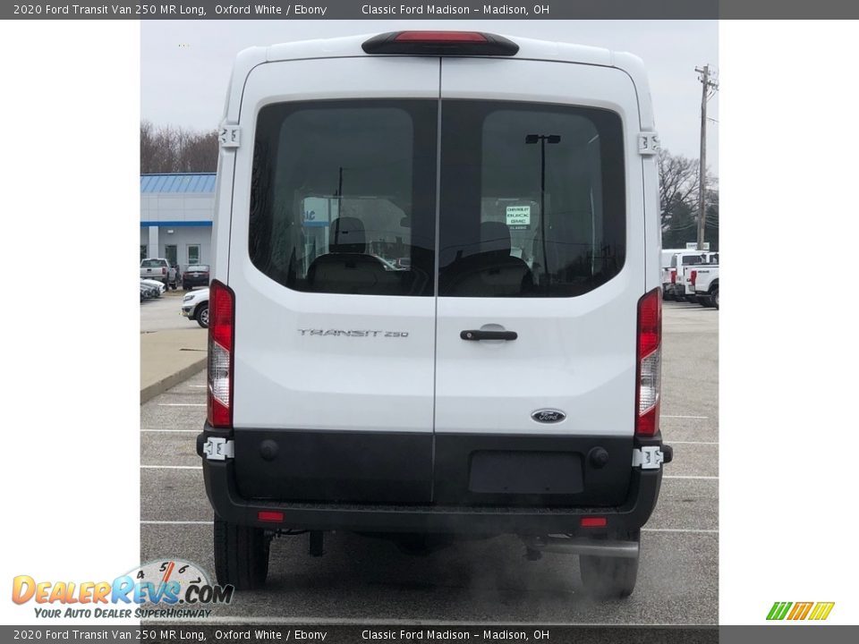 2020 Ford Transit Van 250 MR Long Oxford White / Ebony Photo #7