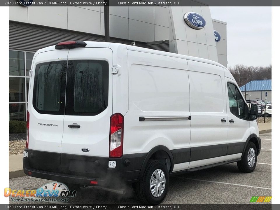 2020 Ford Transit Van 250 MR Long Oxford White / Ebony Photo #8