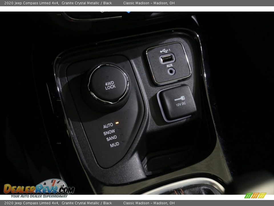 2020 Jeep Compass Limted 4x4 Granite Crystal Metallic / Black Photo #18