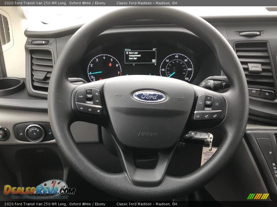 2020 Ford Transit Van 250 MR Long Oxford White / Ebony Photo #11